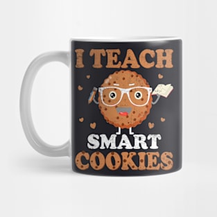 I Teach Smart Cookies Back To School Teacher Cute Distressed Mug